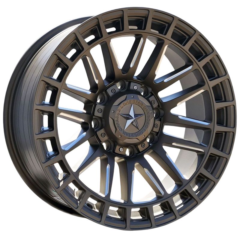 20x9 Sand Bronze Lonestar Frontier Wheels (4), 8x170mm, +12mm Offset. Flowformed 20x9 Sand Bronze Lonestar Frontier Wheels (4), 8x170mm, +12mm Offset. Flowformed