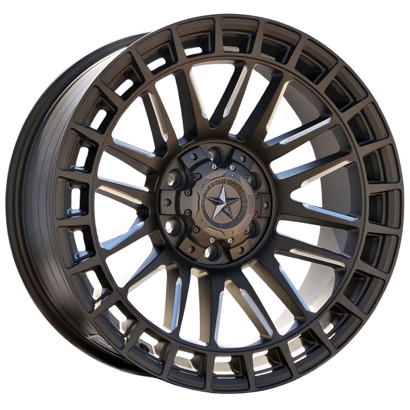 20x9 Sand Bronze Lonestar Frontier Wheels (4), 6X135mm & 6x5.5(139.7mm), +8mm Offset, FLOWFORMED 20x9 Sand Bronze Lonestar Frontier Wheels (4), 6X135mm & 6x5.5(139.7mm), +8mm Offset, FLOWFORMED