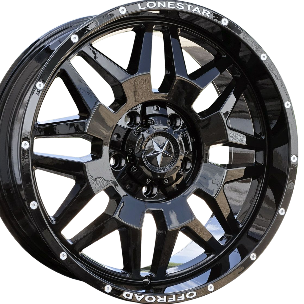 20x9 Gloss Black Renegade Wheels (4), 5x5.5(139.7mm) & 5x150mm, +12mm Offset 20x9 Gloss Black Renegade Wheels (4), 5x5.5(139.7mm) & 5x150mm, +12mm Offset