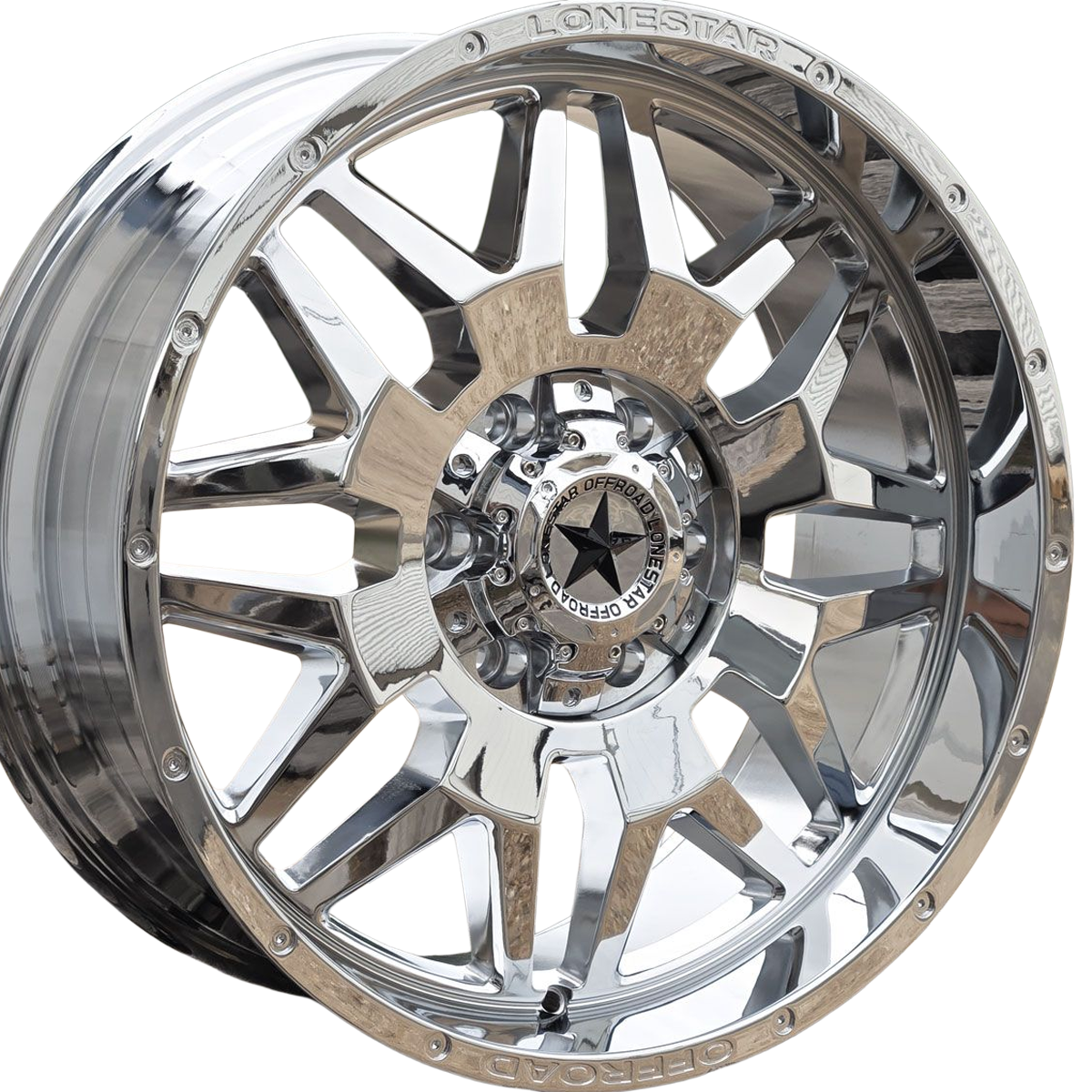 20x9 Chrome Renegade Wheels (4), 6x5.5(139.7mm) & 6x135mm, +12mm Offset