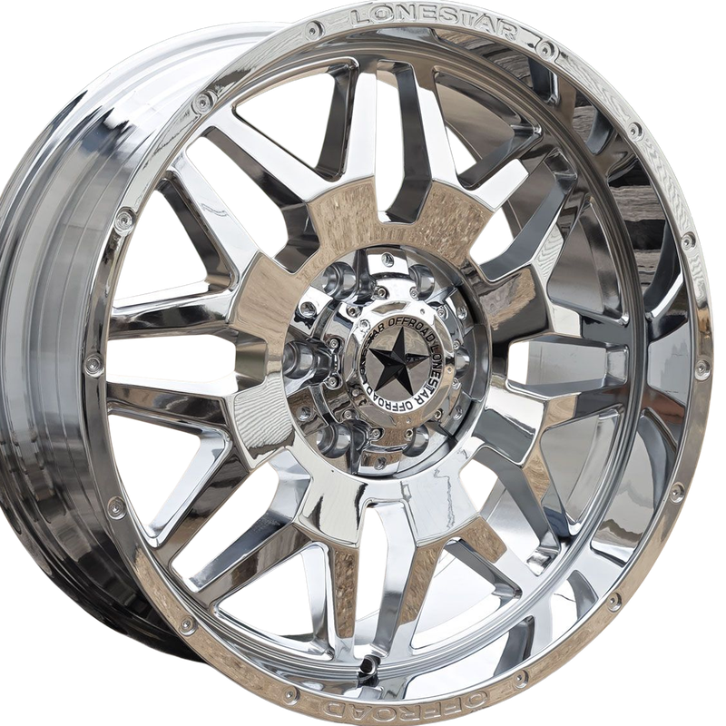 20x9 Chrome Renegade Wheels (4), 6x5.5(139.7mm) & 6x135mm, +12mm Offset