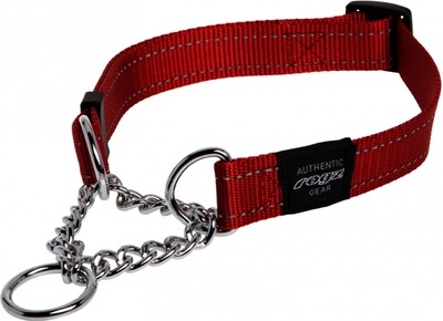Rogz Utility Control Obedience Collar Red, SMALL