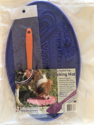 Suction Cup Pet Licking Mat &amp; Spreading Brush