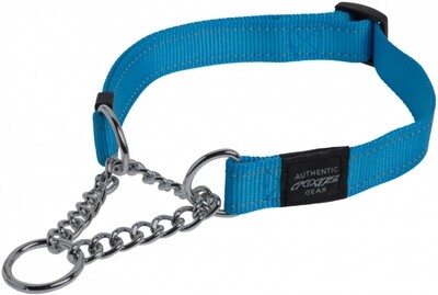 Rogz Utility Control Obedience Collar Turqoise, LARGE