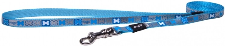 Rogz Pupz Reflecto Leads Blue SM