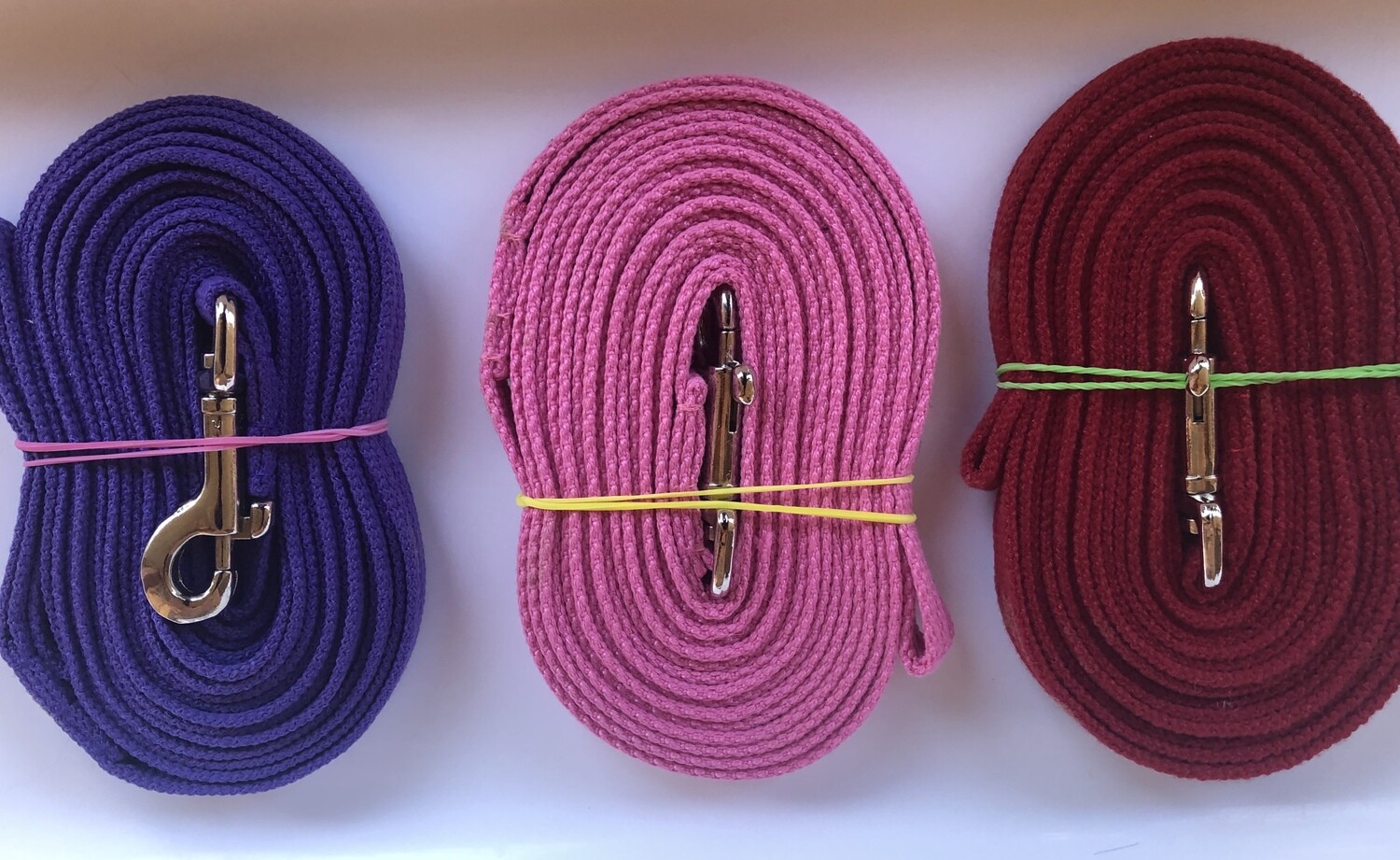 Long Leads for Training and Recall. (4 metres) PURPLE 12mm