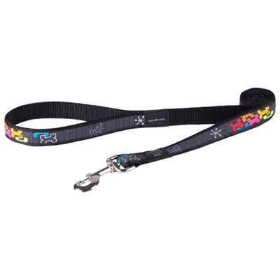 Rogz Fancy Dress Lead - Multi Bone MED