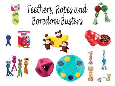 Teethers, Ropes, Balls and Boredom Busters