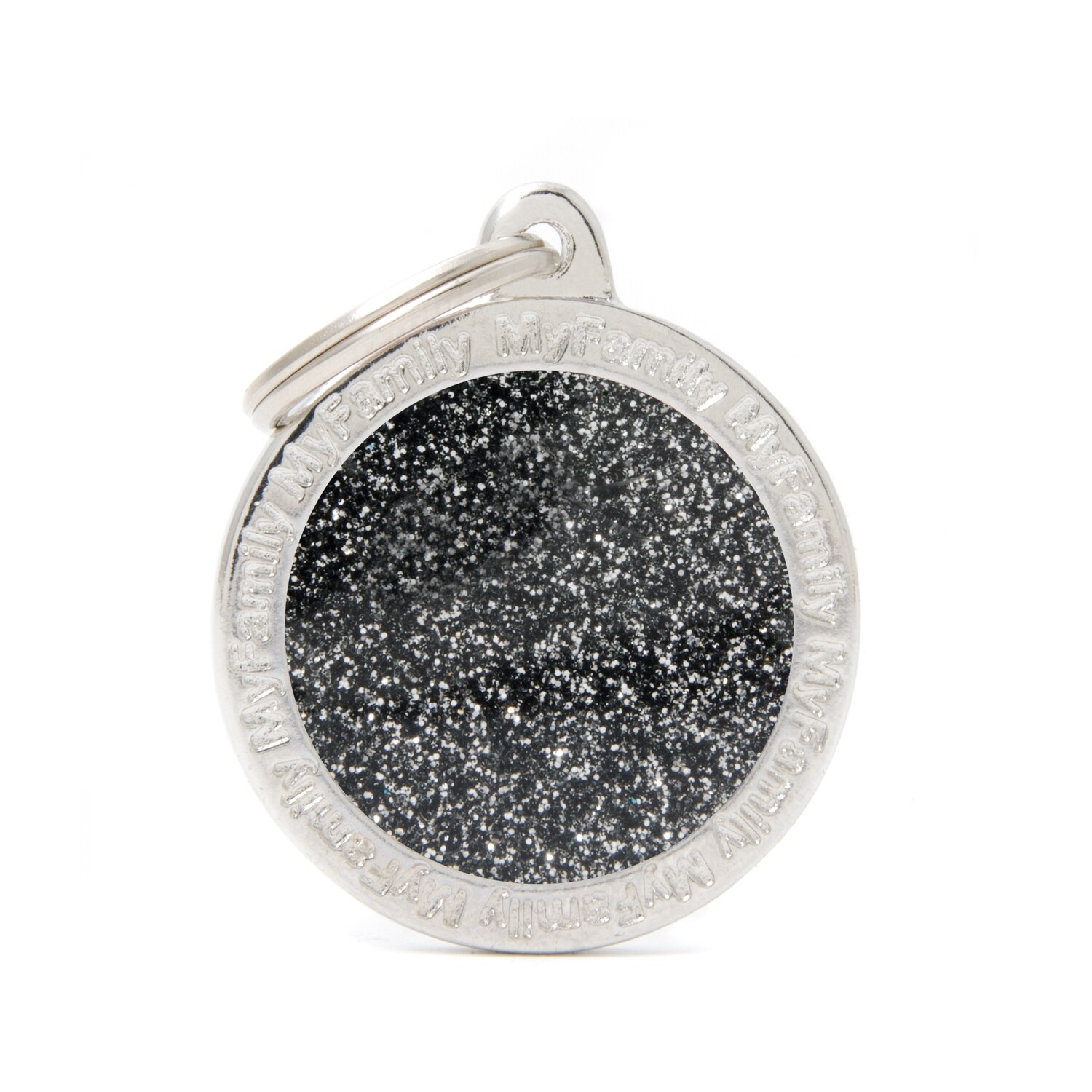 My Family Shine Circle Black Large