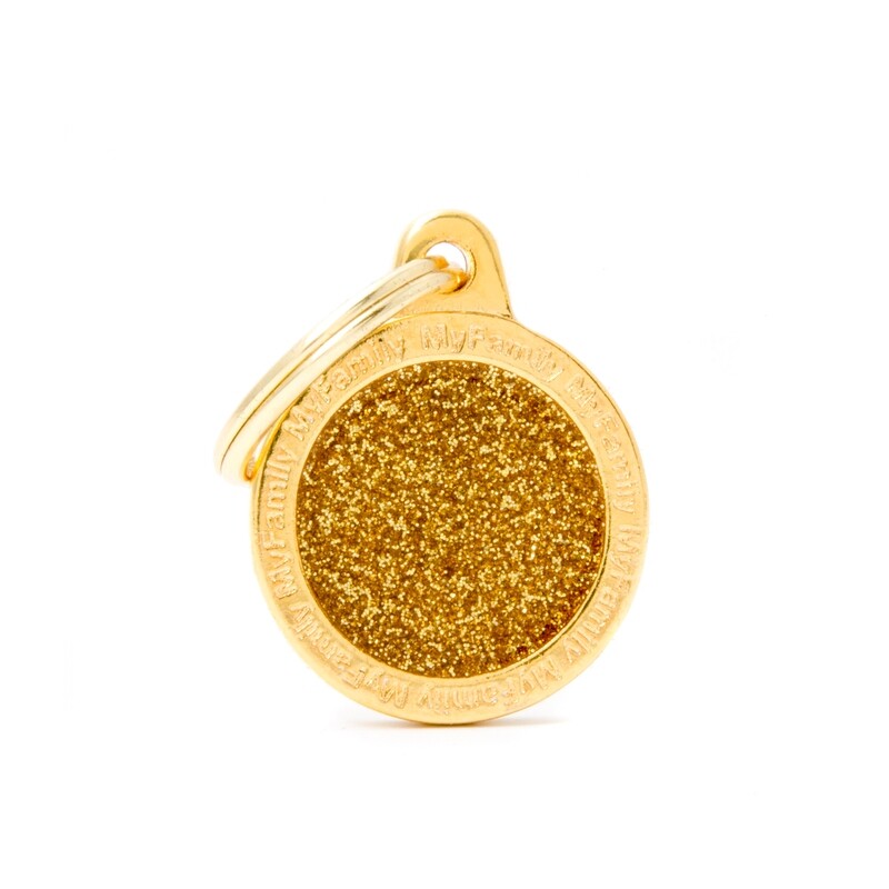 My Family Shine Circle Gold Small