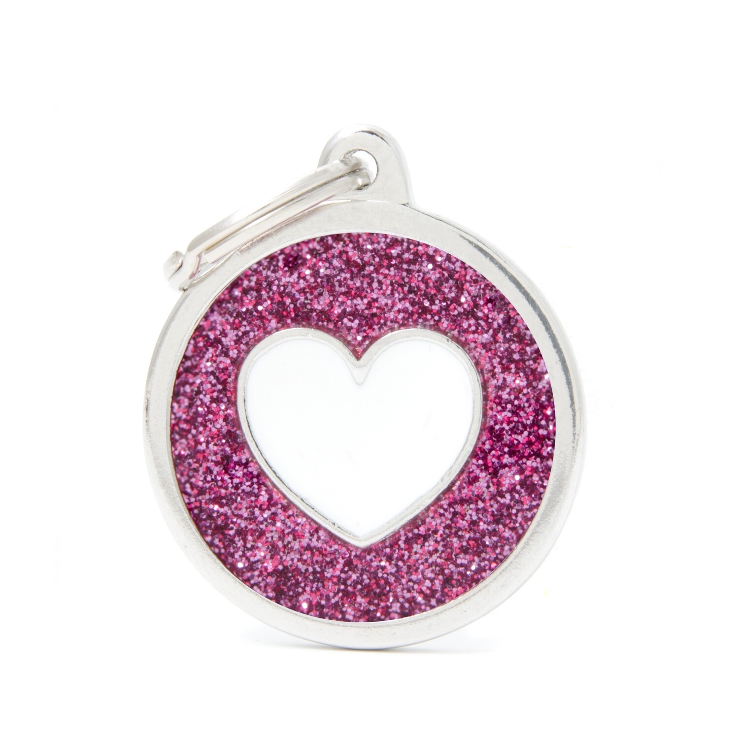 My Family Shine Pink Circle with Heart