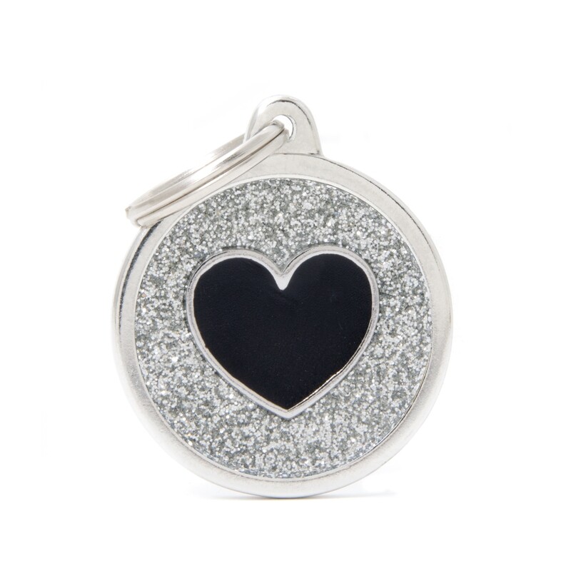 My Family Shine Silver Circle with Heart