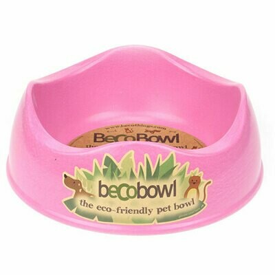 Beco Bamboo Bowl - Pink MED
