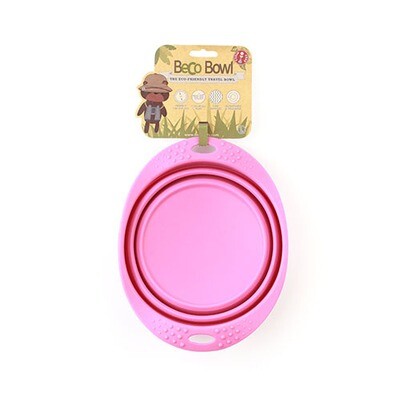 Beco Collapsible Travel Bowl PINK SM Beco Collapsible Travel Bowl PINK SM