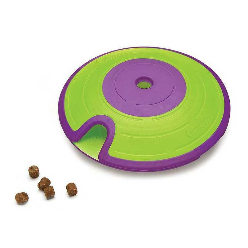 Dog Treat Maze - Tap, Flip &amp; Treat Game by Nina Ottosson Level 2 Green &amp; Purple