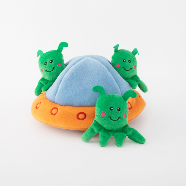 Zippy Paws Burrow - Aliens in UFO