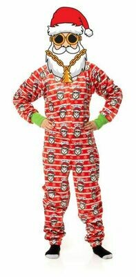 FuzzYard Human Pyjamas Yo Santa