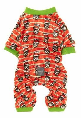 FuzzYard Dog Pyjamas Yo Santa SIZE 3