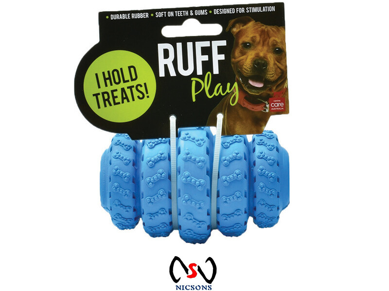 AllPet Dog Toy Ruff Play Tyre Treat Roller