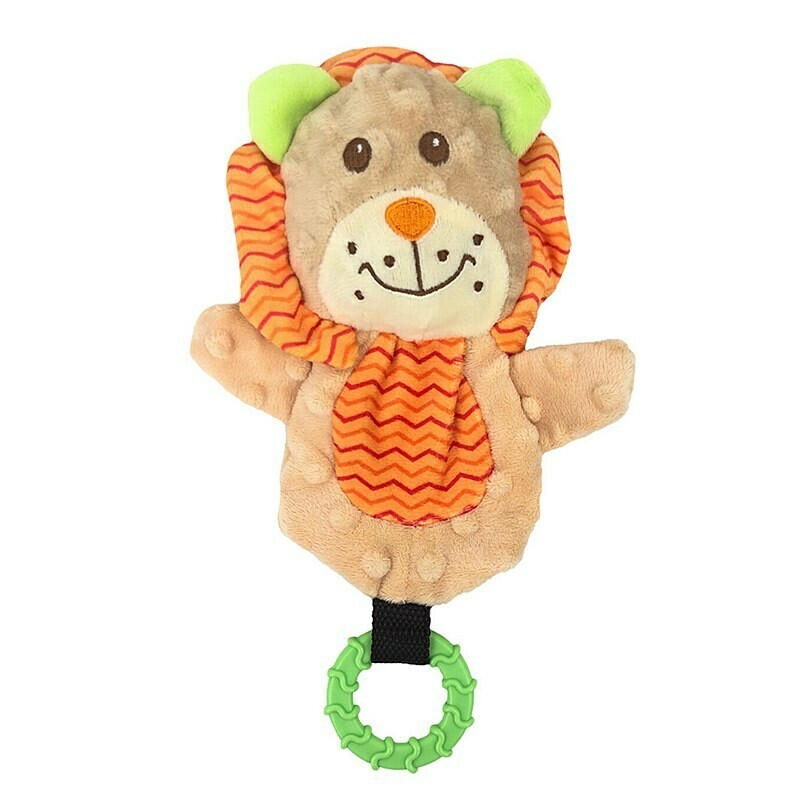 AllPet Snuggle Friend Lion Teether