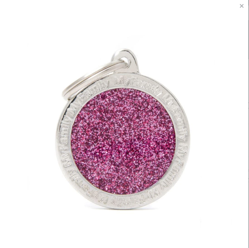 My Family Shine Circle Pink Large