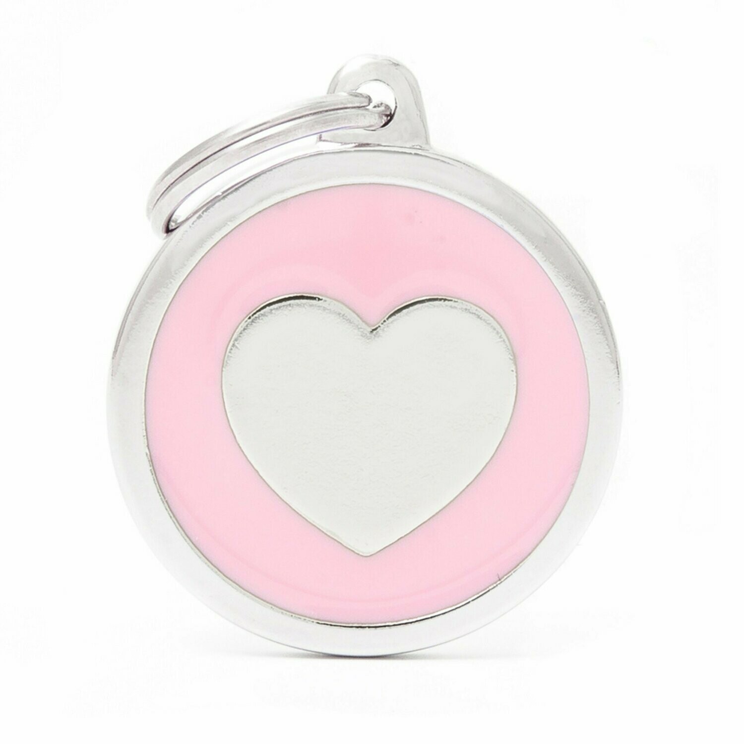 My Family Classic Pink Circle with Heart