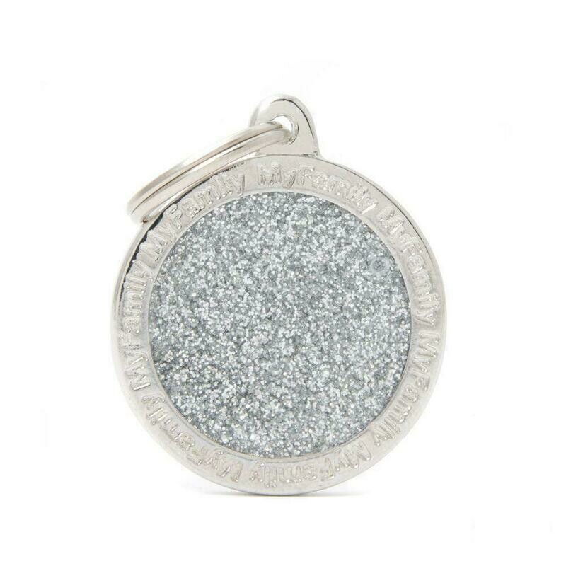 My Family Shine Circle Silver Large