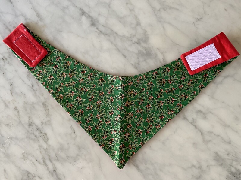 Furbaby Bowteek Christmas Bandana - Deck the Halls