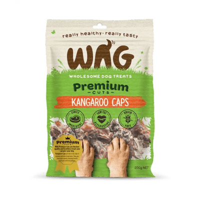 GetWag Kangaroo Caps. (50g Bag)