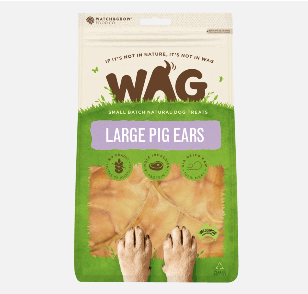GetWag Large Pig Ears 5 Pack.