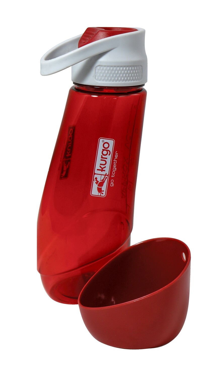 Gourd Water Bottle and Bowl - Red