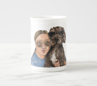Personalised Mug using Digitally Painted Designs