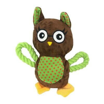 AllPet Snuggle Friend Owl with Rope Wings