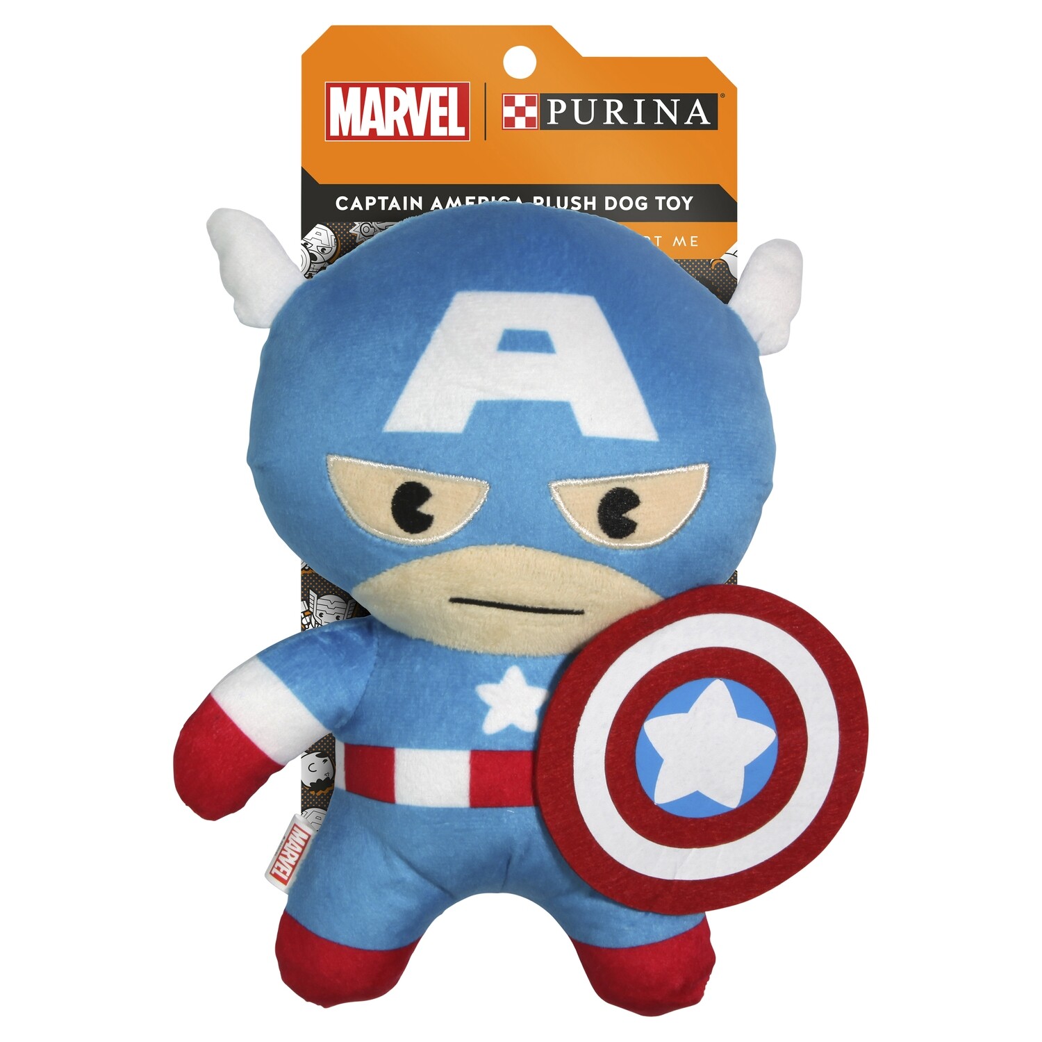 Purina Captain America Plush Dog Toy