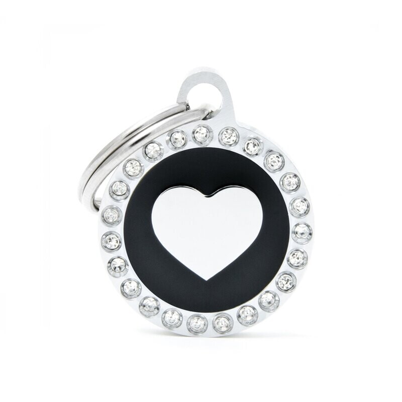 My Family Glam Black  Heart