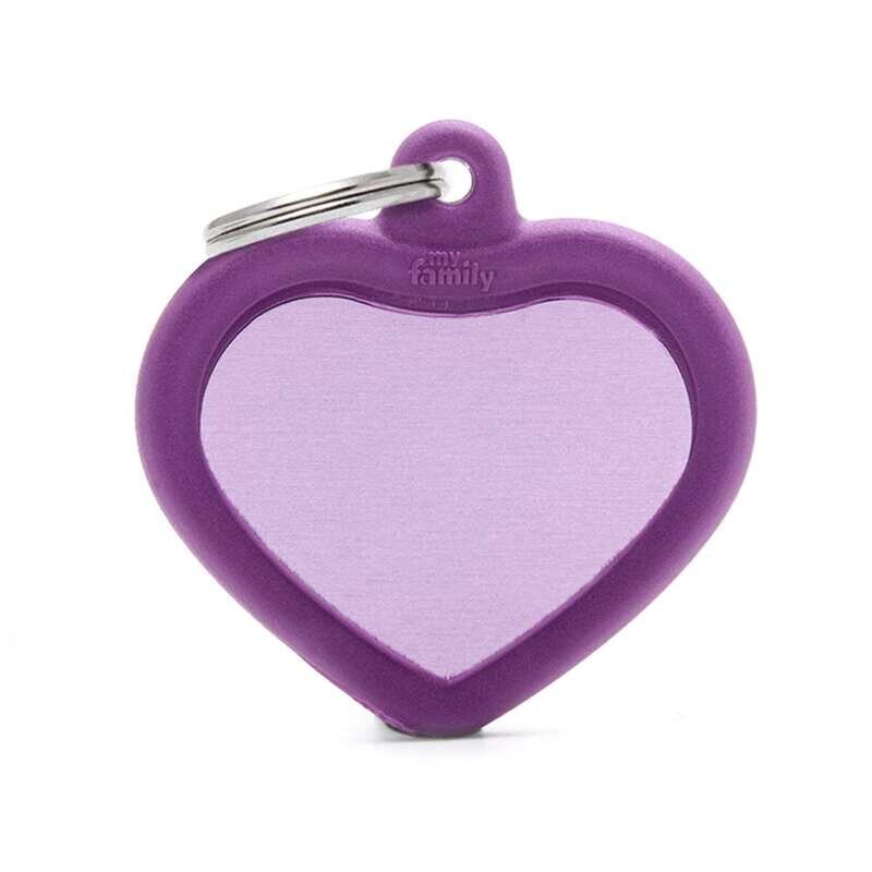 My Family Aluminium Purple Heart with Rubber