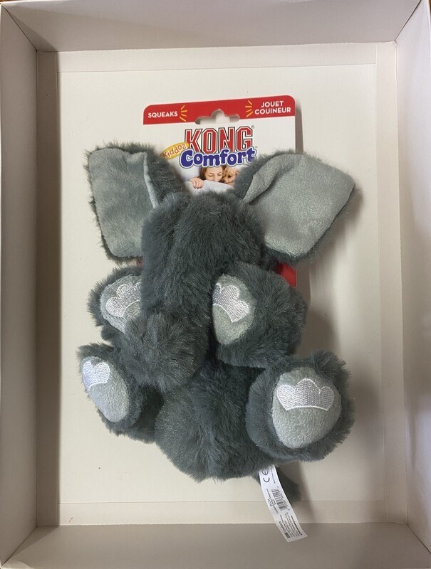 KONG Comfort Kiddos Elephant Plush Squeaker SM