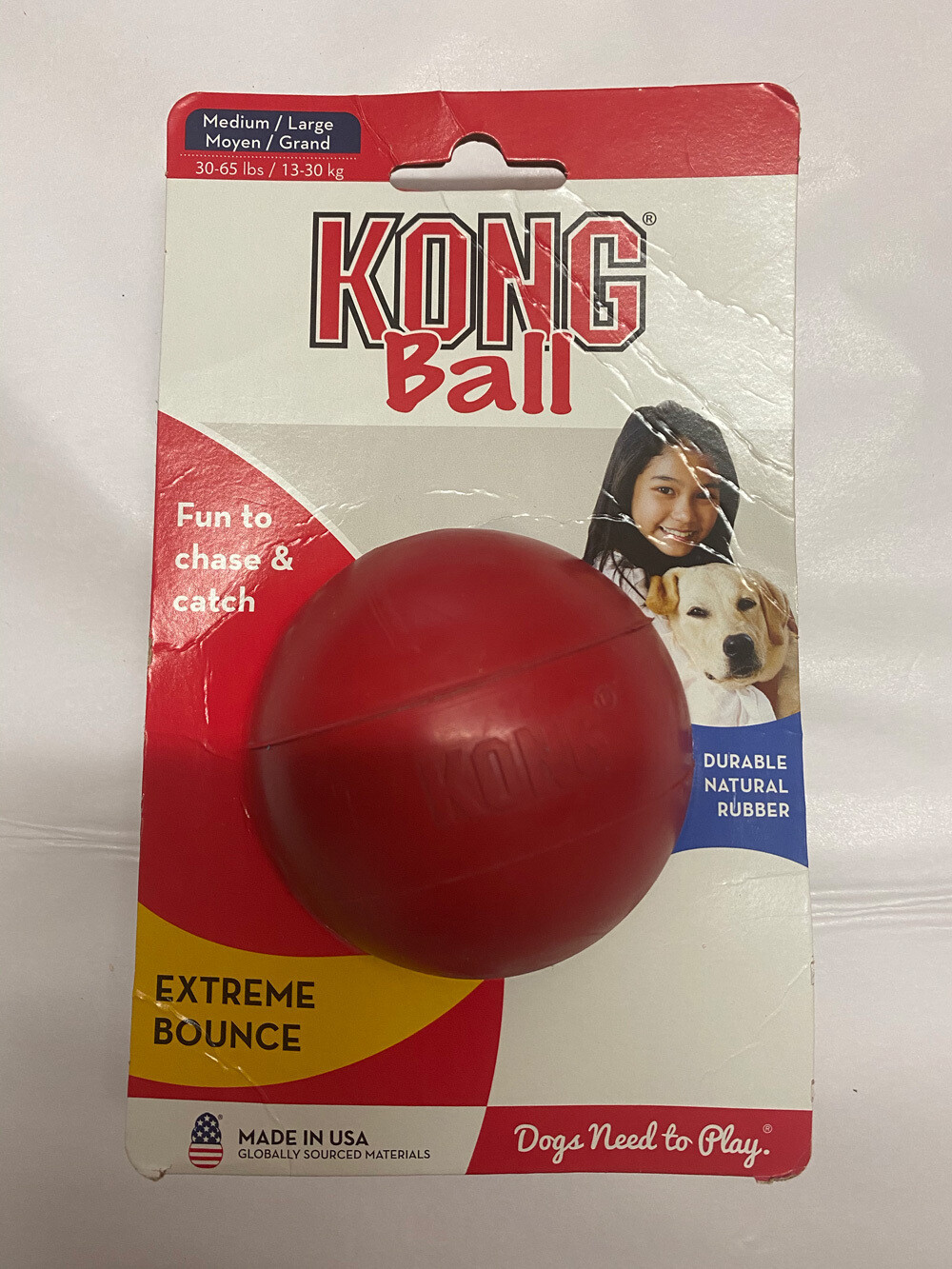 KONG Dog Ball - Medium/ Large