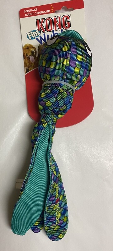 KONG Wubba Finz Blue Mosaic LG
