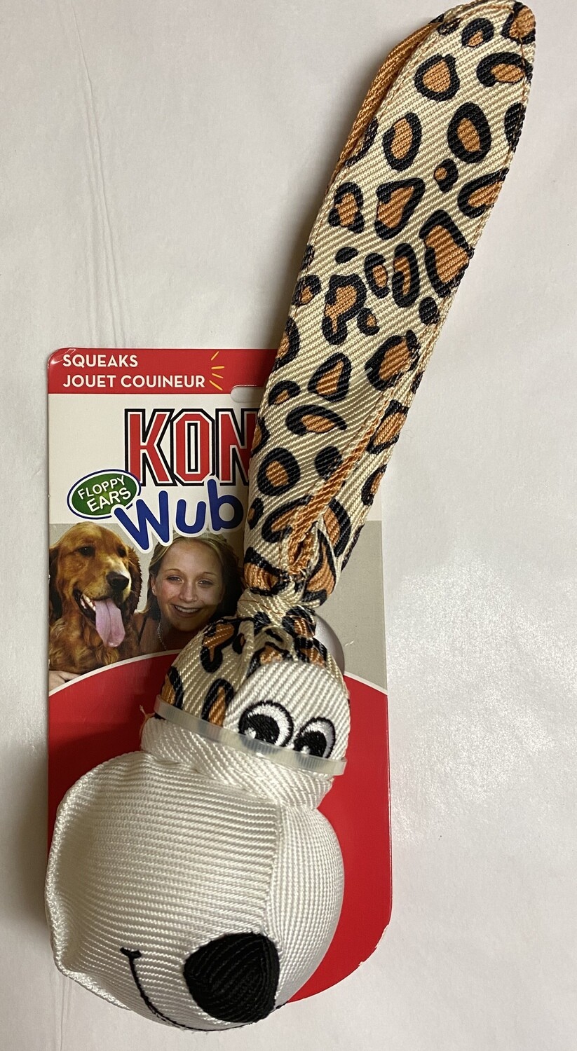KONG Floppy Ear Wubba Leopard - Small