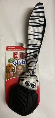 KONG Floppy Ear Wubba Zebra - Small