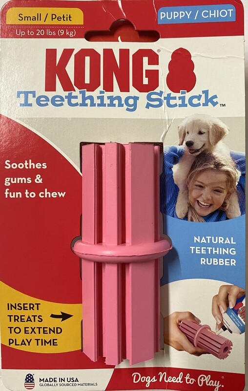 KONG Puppy Teething Stick Small_Pink