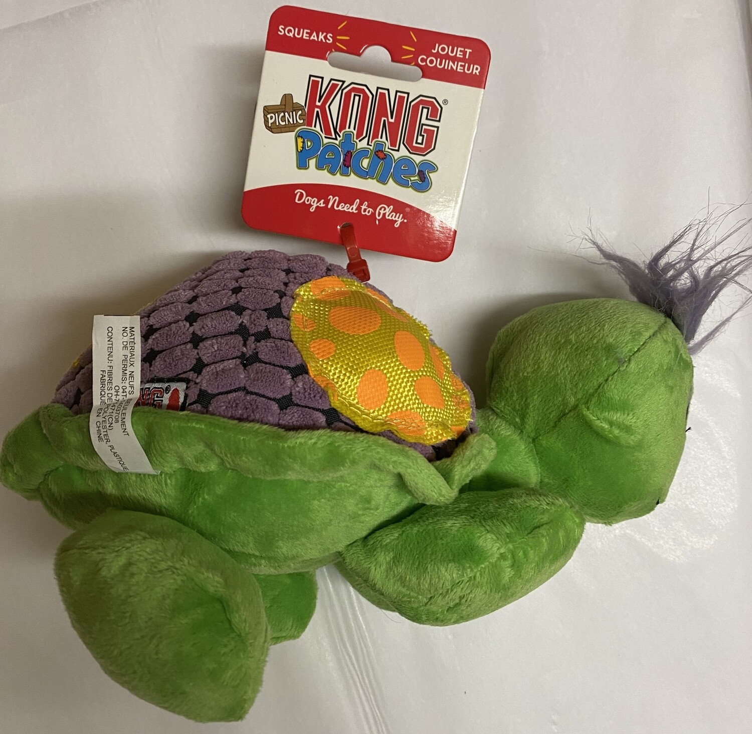 KONG Picnic Patches Turtle _Small/Medium