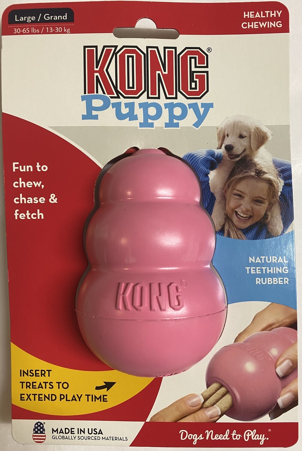 KONG Puppy Large_Pink