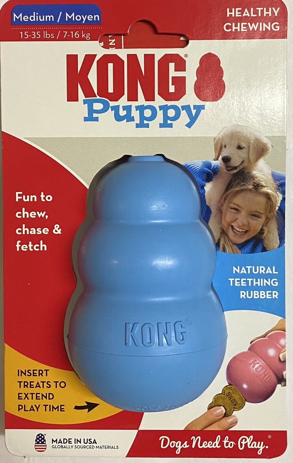 KONG Puppy Medium_ Blue