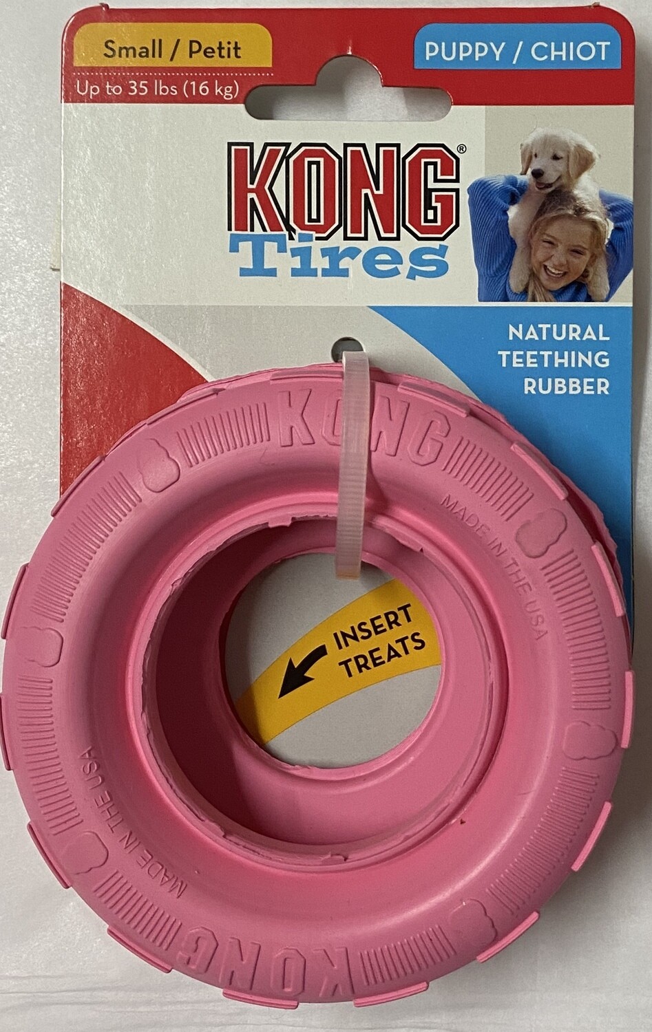 KONG Puppy Tire Pink SM