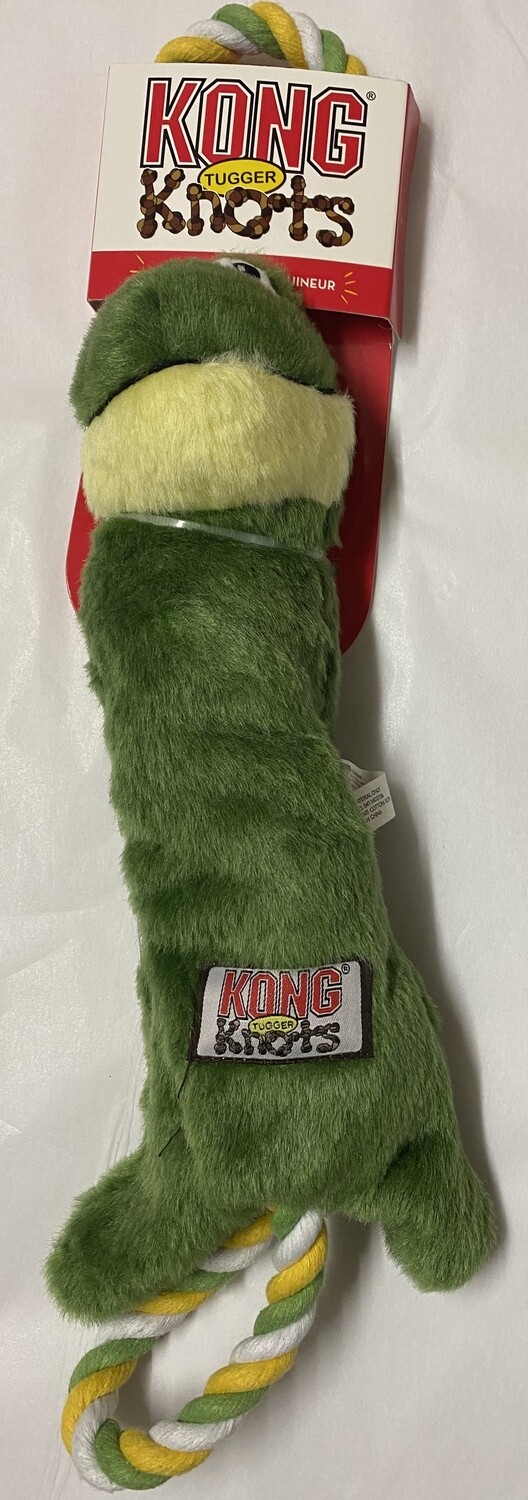 KONG Tugger Knots Frog - Medium/Large