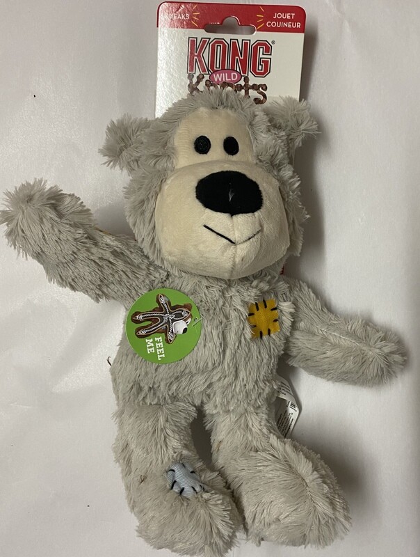 KONG Wild Knots Bear Grey M/L