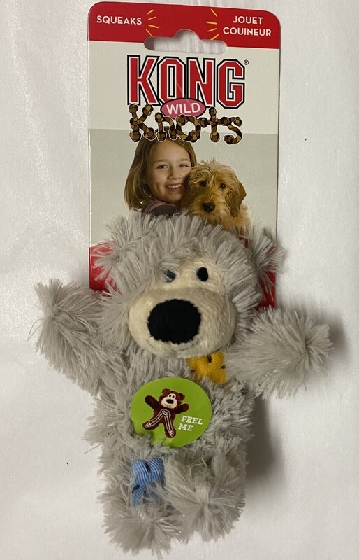 KONG Wild Knots Bear Grey XS