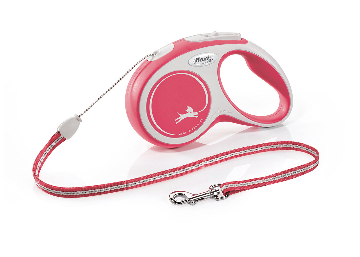 Flexi™ Comfort CORD Retractable Leash Red MED